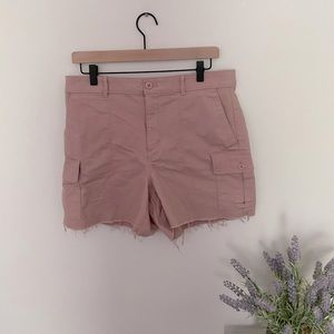 LOFT High Waisted Utility Shorts